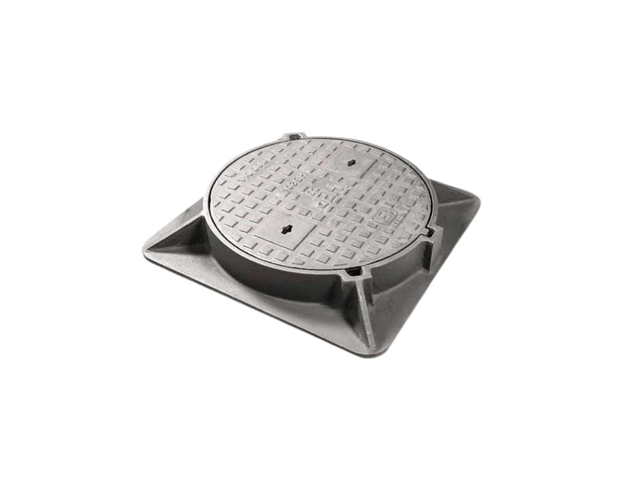 Cast Iron Semicircular Cover With Frame