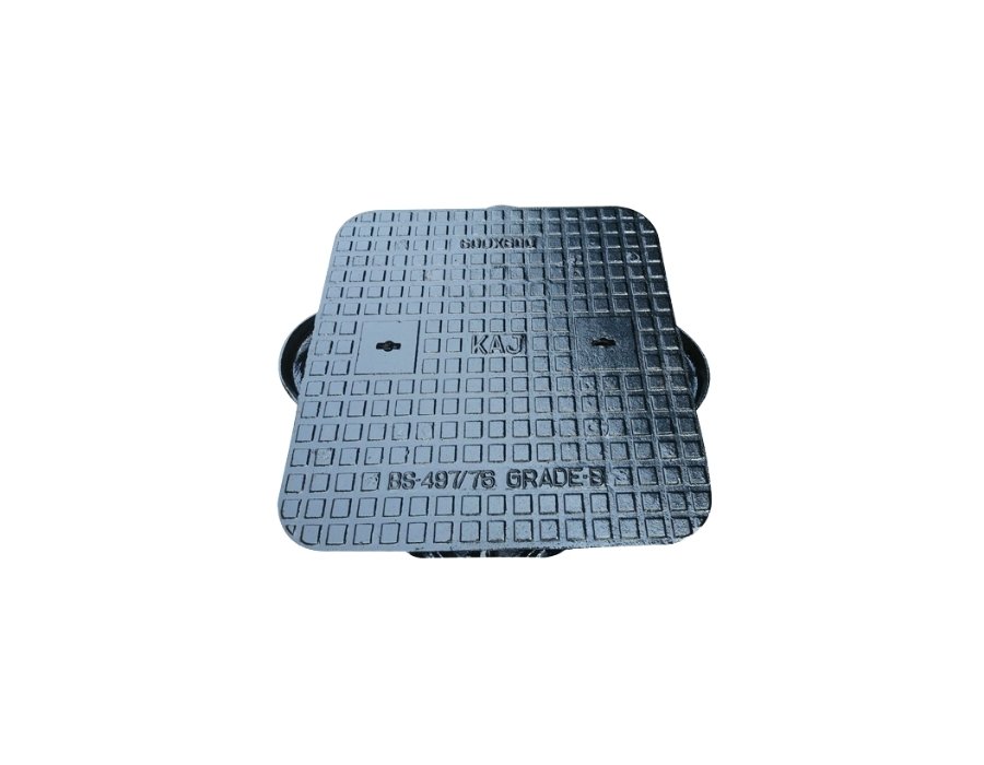 Cast Iron Solid Top Square & Rectangular Cover & Frame