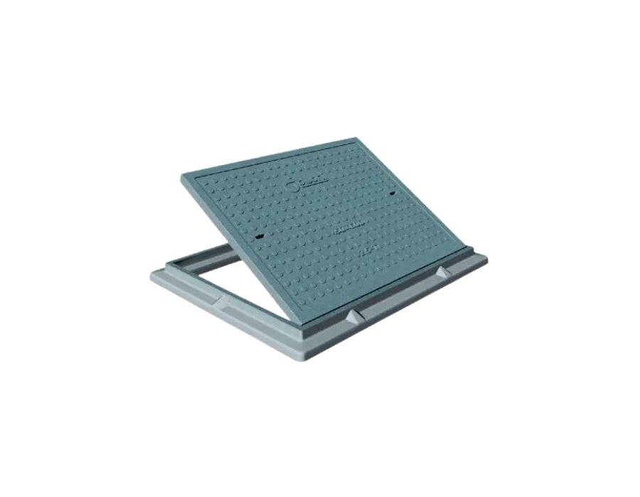 Solid Top FRP/GRP Manhole Covers with Frame